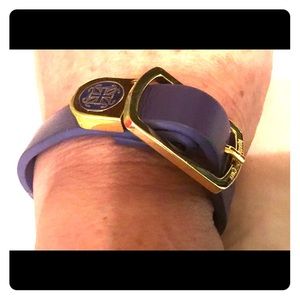 Rustic Cuff purple bracelet